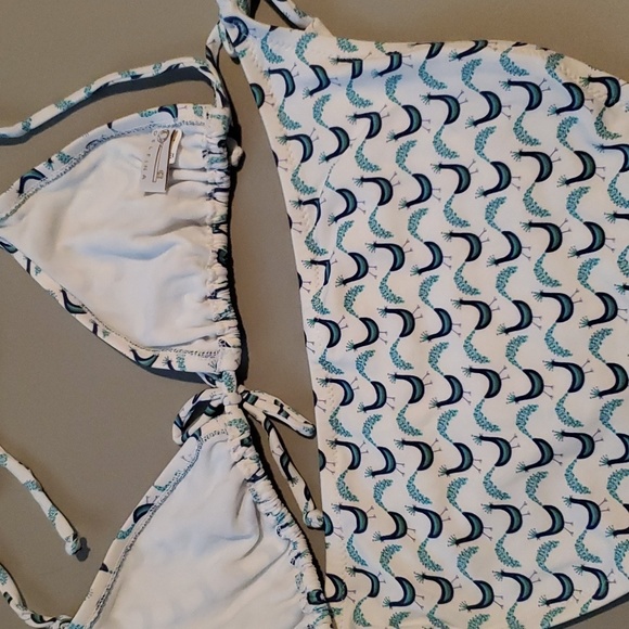 Anthropologie Peacock String Bikini by Delfina. - Picture 5 of 6